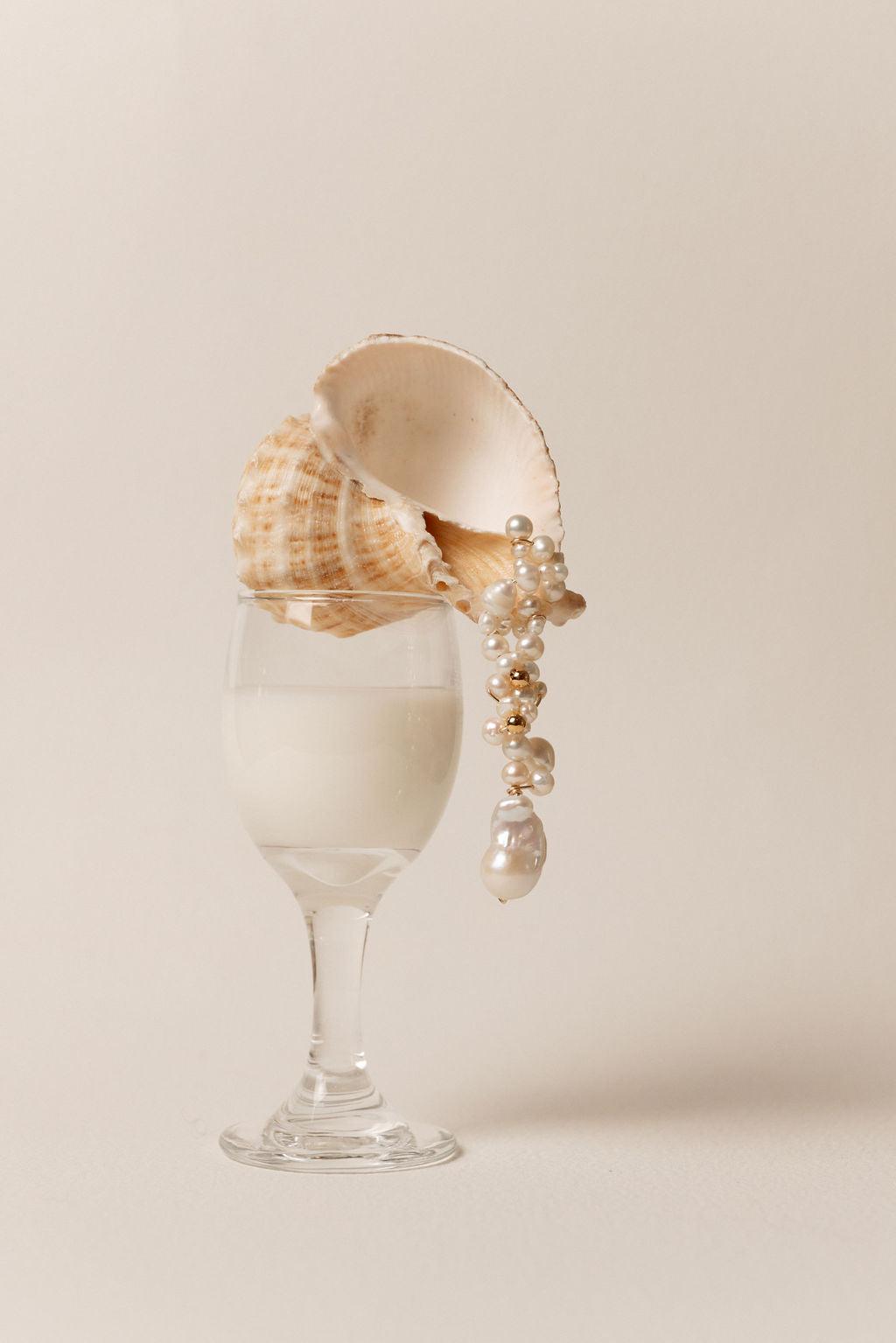 Boucles longues Max en perles