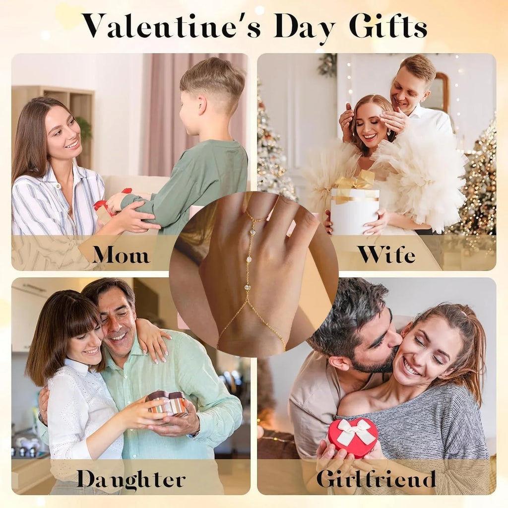 Bracelet de Main Plaqué Or - Chaîne Fine & Élégant