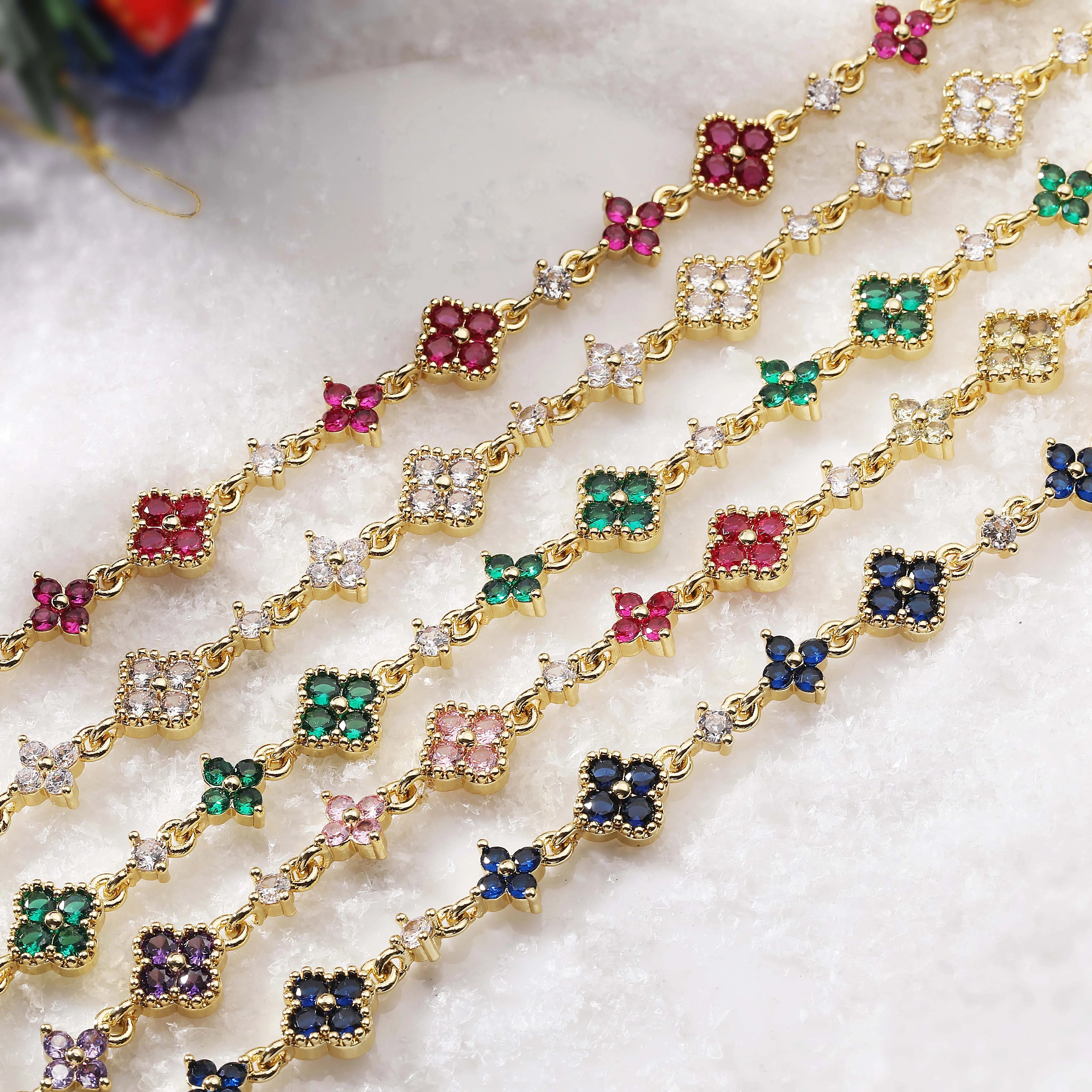 Bracelet perlé multicolore